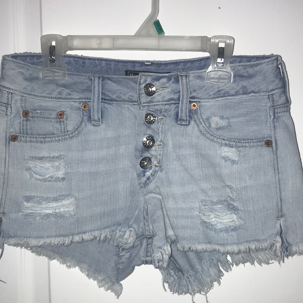 Abercrombie Light Denim Shorts